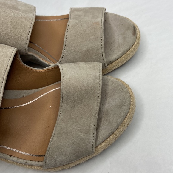 Vionic size 9 cream colored 3 inch wedge sandals in excellent condition - Picture 5 of 13